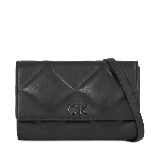 Calvin Klein Torbica Calvin Klein Re-Lock Quilt Mini Bag K60K611086 Ck Black BAX