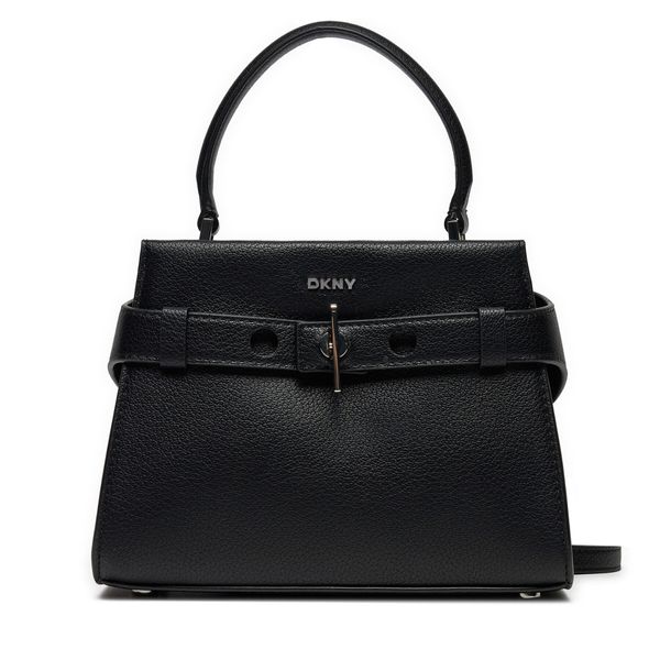 DKNY Torbica DKNY Bleeker Sm Satchel R41DKC49 Black/Silver BSV