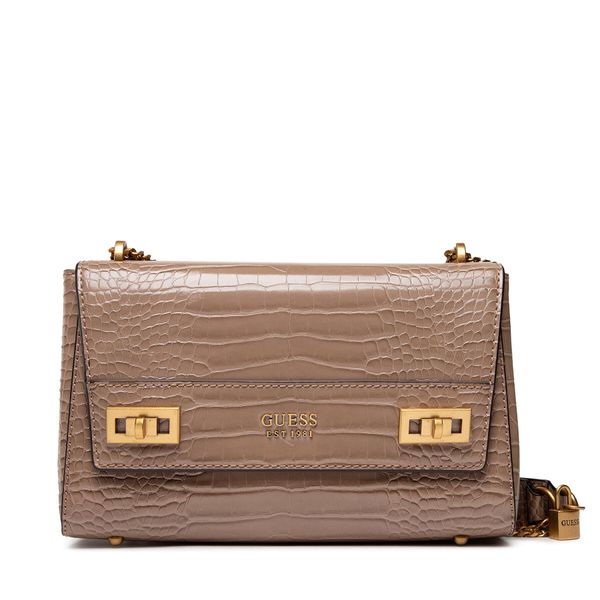 Guess Torbica Guess Katey Croc Flap Shoulder Bag HWCB84 94190 LGR