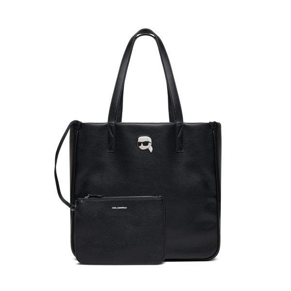 KARL LAGERFELD Torbica KARL LAGERFELD 236W3073 Black/Beige A917