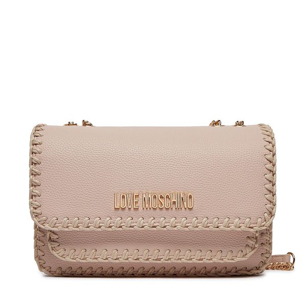 LOVE MOSCHINO Torbica LOVE MOSCHINO JC4104PP1ILJ160A Cipria Handstitch Ecru