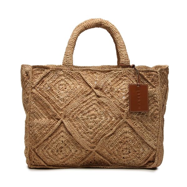Manebi Torbica Manebi Sunset Bag Large V 2.2 AC Tan Crochet