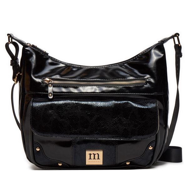 Monnari Torbica Monnari BAG1490-M20 Błyszczący Czarny