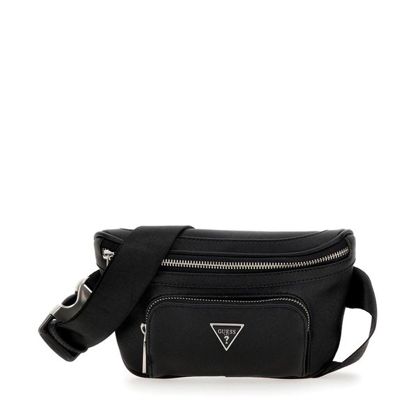 Guess Torbica oko struka Guess Certosa Saffiano Smart Mini Bags HMECSA P3332 BLA