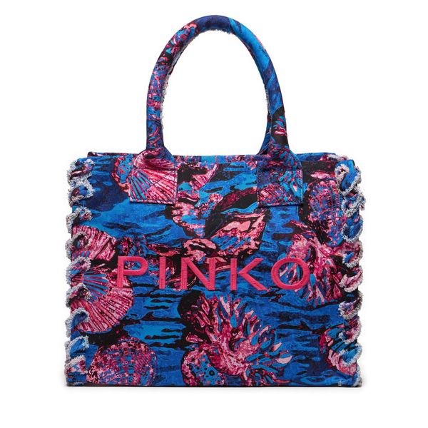Pinko Torbica Pinko Beach Shopping PE 24 PLTT 100782 A0PZ Mult. Blu/Rosa EN4
