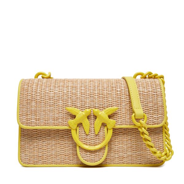 Pinko Torbica Pinko Love One Mini Light Cl PE 24 PLTT 103335 A1RQ Naturale/Giallo O9YB