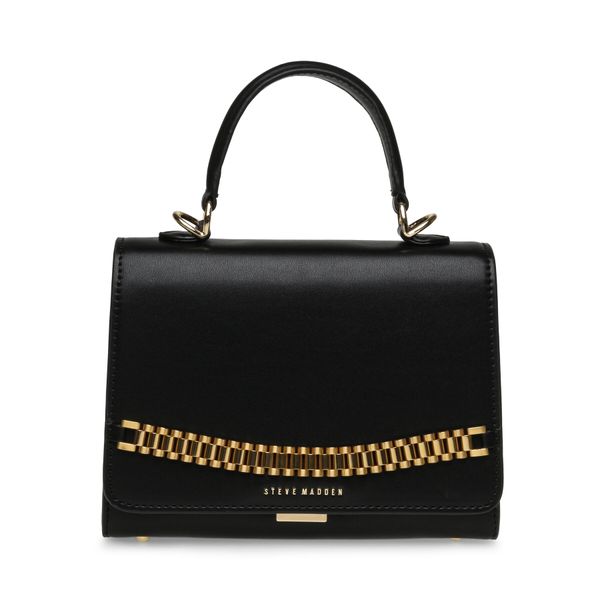 Steve Madden Torbica Steve Madden Bmoment Crossbody SM13001393-02002-B-G Black/Gold