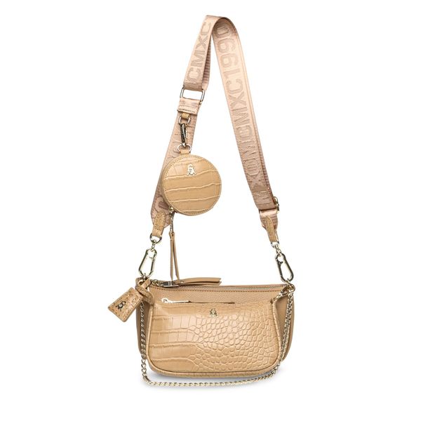 Steve Madden Torbica Steve Madden Burgent Crossbody SM13000426-02002-TPE Taupe