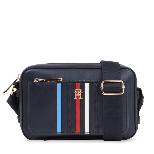 Tommy Hilfiger Torbica Tommy Hilfiger Iconic Tommy Camera Bag Corp AW0AW16106 Space Blue DW6