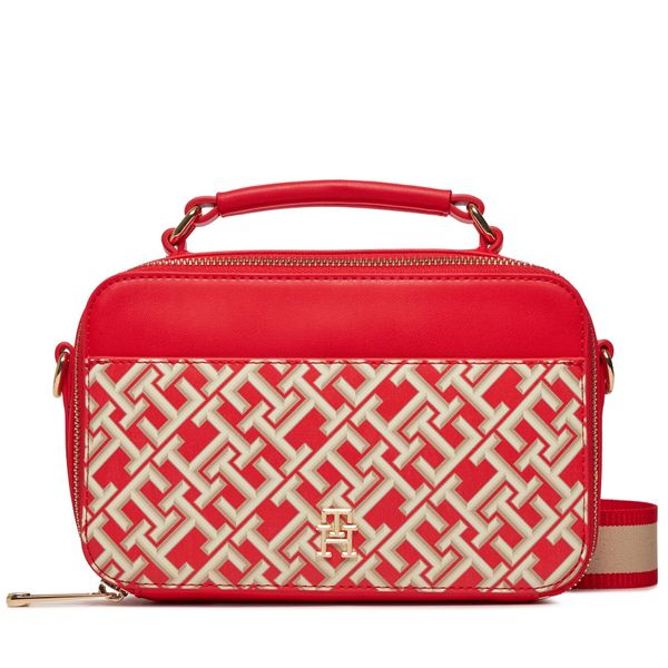 Tommy Hilfiger Torbica Tommy Hilfiger Iconic Tommy Camera Bag Mono AW0AW16083 Fierce Red XND