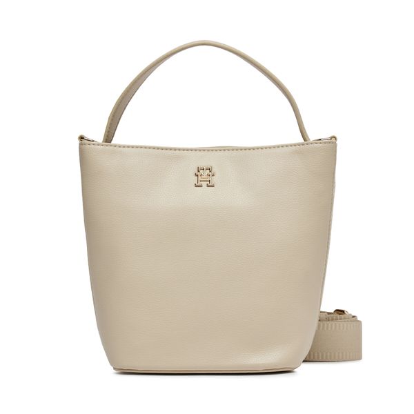 Tommy Hilfiger Torbica Tommy Hilfiger Th Essential Sc Bucket AW0AW15706 White Clay AES