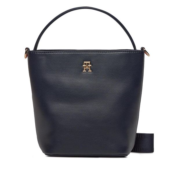 Tommy Hilfiger Torbica Tommy Hilfiger Th Essential Sc Bucket Corp AW0AW15699 Space Blue DW6