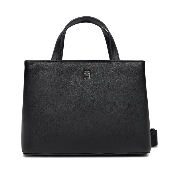 Tommy Hilfiger Torbica Tommy Hilfiger Th Essential Sc Satchel AW0AW15721 Black BDS