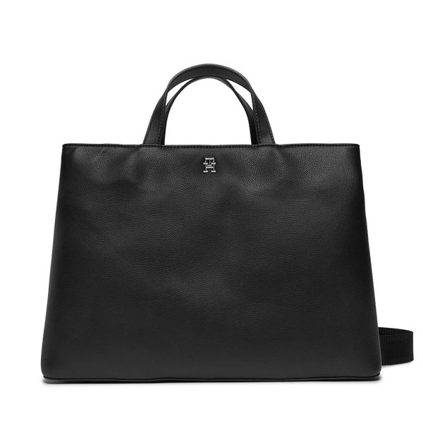 Tommy Hilfiger Torbica Tommy Hilfiger Th Essential Sc Workbag AW0AW15703 Black BDS