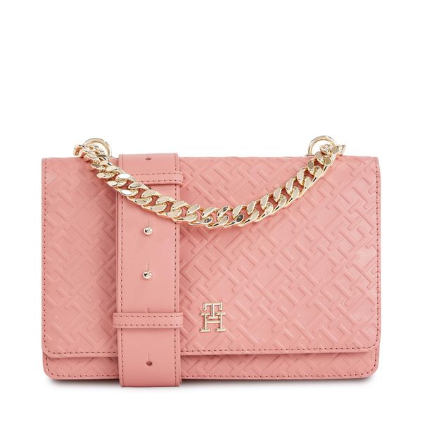 Tommy Hilfiger Torbica Tommy Hilfiger Th Refined Med Crossover Mono AW0AW16108 Teaberry Blossom TJ5