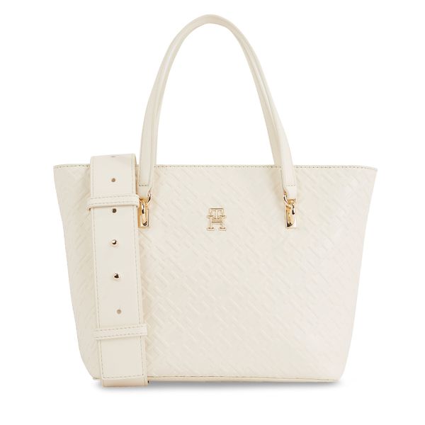 Tommy Hilfiger Torbica Tommy Hilfiger Th Refined Mini Tote Mono AW0AW16002 Calico AEF