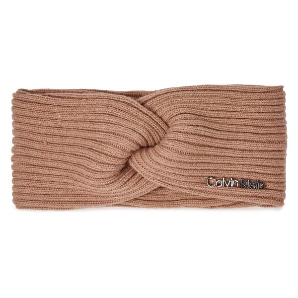 Calvin Klein Traka za glavu Calvin Klein Ck Must Logo Twisted Headband K60K611400 Ash Rose VB8
