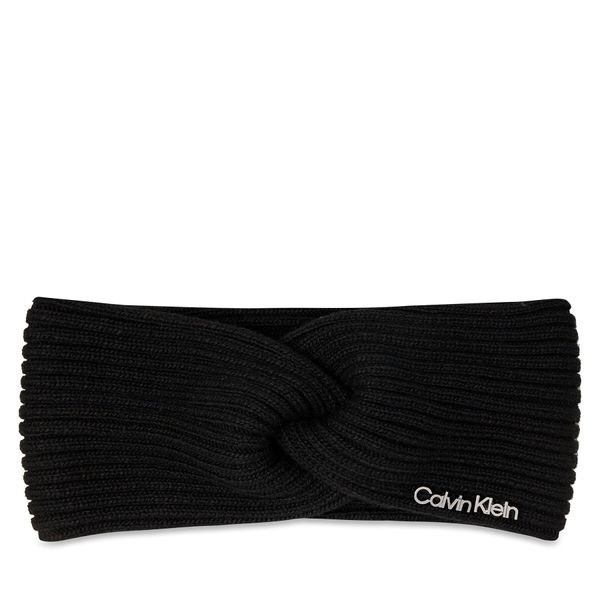 Calvin Klein Traka za glavu Calvin Klein Ck Must Logo Twisted Headband K60K611400 Ck Black BEH