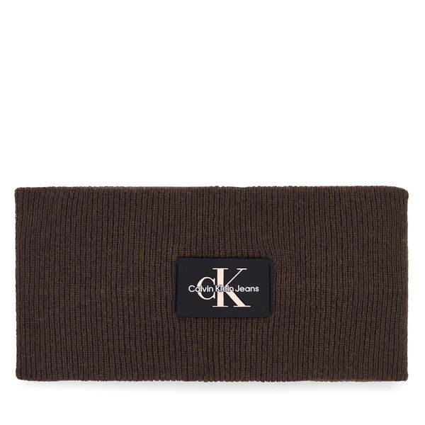 Calvin Klein Jeans Traka za glavu Calvin Klein Jeans Monologo Rubber Headband K60K611258 Dark Chestnut GT8