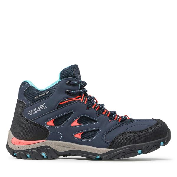 Regatta Trekking Regatta Holcombe Iep Mid Jnr RKF573 Navy/Fiery Coral K2T
