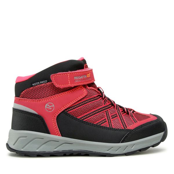 Regatta Trekking Regatta Samaris V Mid Jnr RKF508 Dark Cerise/Neon Pink