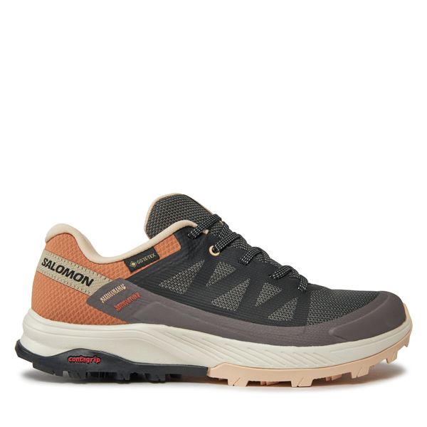 Salomon Trekking Salomon Outrise Gtx W L47219100 Magnet/Black/Coral Gold