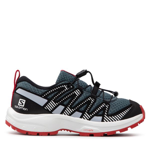Salomon Trekking Salomon Xa Pro V8 J 416137 09 W0 Stormy Weather/Zen Blue/Goji Berry