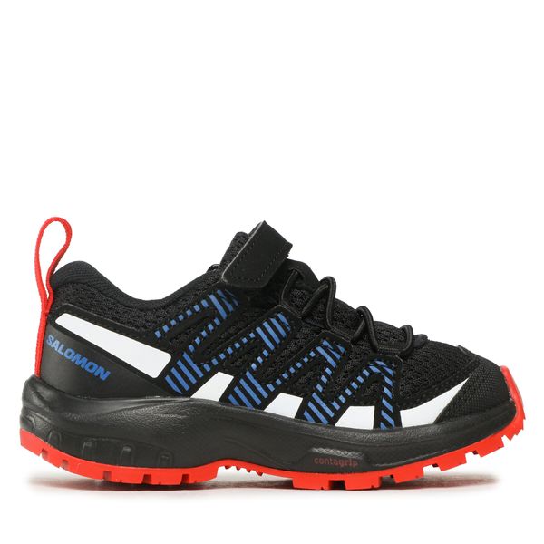 Salomon Trekking Salomon Xa Pro V8 K 471415 04 W0 Black/Lapis Blue/Fiery Red