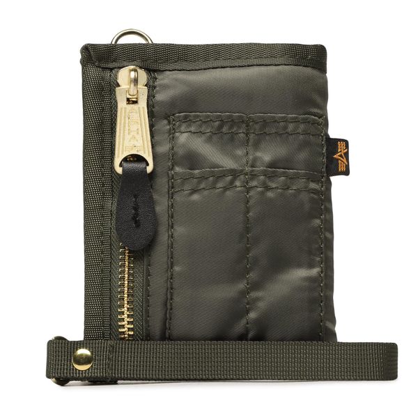 Alpha Industries Veliki muški novčanik Alpha Industries Utility Wallet 108958 Sage/Greem 01