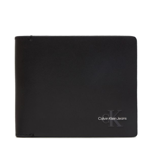Calvin Klein Jeans Veliki muški novčanik Calvin Klein Jeans Monogram Soft Bifold K50K512171 Crna
