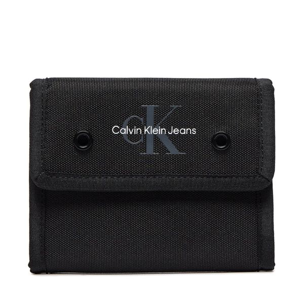 Calvin Klein Jeans Veliki muški novčanik Calvin Klein Jeans Sport Essentials Velcro Wallet K50K511437 Black BEH