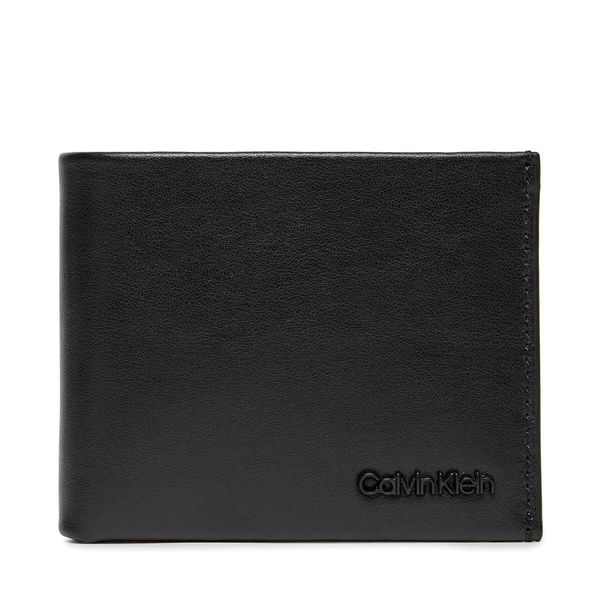 Calvin Klein Veliki muški novčanik Calvin Klein Minimal Focus Bifold 6Cc W/Bill K50K511277 Ck Black BEH