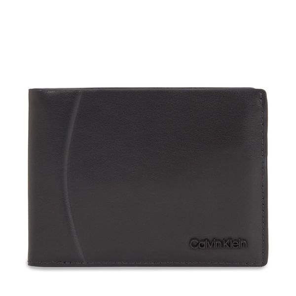 Calvin Klein Veliki muški novčanik Calvin Klein Minimal Focus K50K511696 Ck Black Smooth BEH