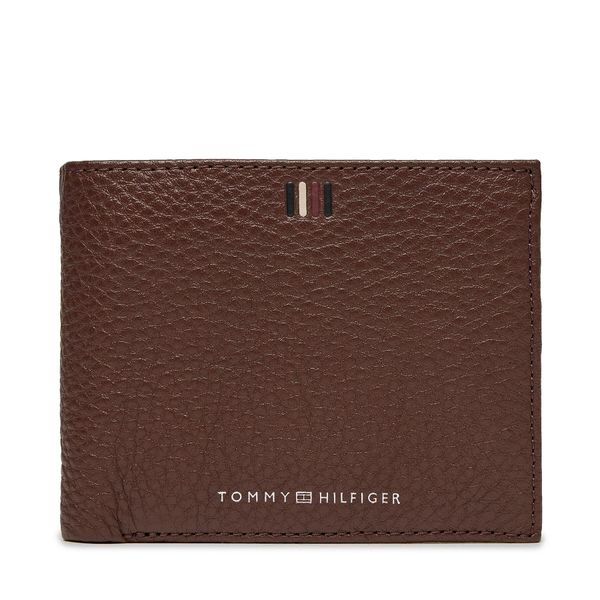 Tommy Hilfiger Veliki muški novčanik Tommy Hilfiger Th Central Cc Flap And Coin AM0AM11856 Dark Chestnut GT8