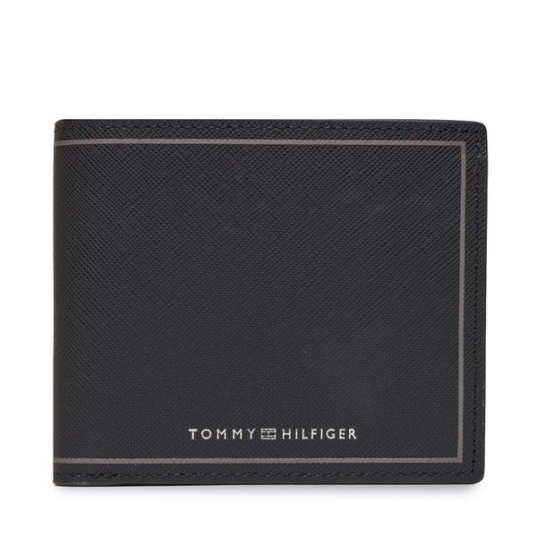 Tommy Hilfiger Veliki muški novčanik Tommy Hilfiger Th Saffiano Cc And Coin AM0AM11859 Black BDS