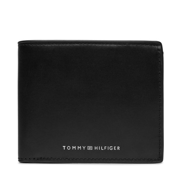 Tommy Hilfiger Veliki muški novčanik Tommy Hilfiger Th Spw Leather Cc And Coin AM0AM11871 Black BDS
