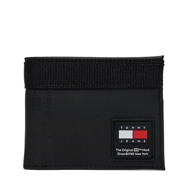 Tommy Jeans Veliki muški novčanik Tommy Jeans Tjm Daily + Cc Wallet AM0AM12081 Black BDS
