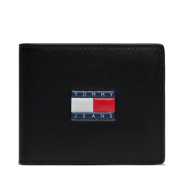 Tommy Jeans Veliki muški novčanik Tommy Jeans Tjm Heritage Leather Cc & Coin AM0AM12086 Black BDS
