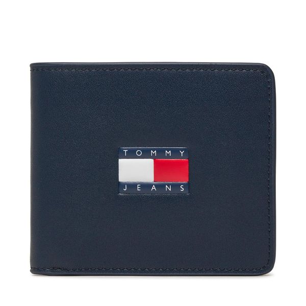 Tommy Jeans Veliki muški novčanik Tommy Jeans Tjm Heritage Leather Cc Wallet AM0AM12082 Dark Night Navy C1G