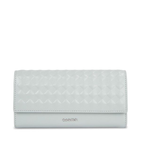 Calvin Klein Veliki ženski novčanik Calvin Klein Calvin Mini Quilt K60K611895 Pigeon PEB