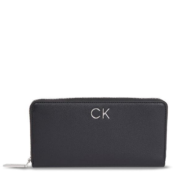 Calvin Klein Veliki ženski novčanik Calvin Klein Ck Daily Large Zip Around Wallet K60K611778 Ck Black BEH