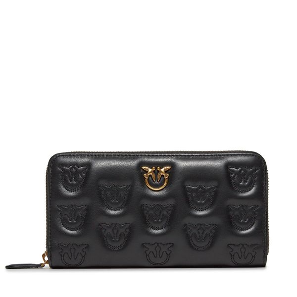 Pinko Veliki ženski novčanik Pinko Ryder Zip Around AI 23-24 PCPL 100250 A17D Crna