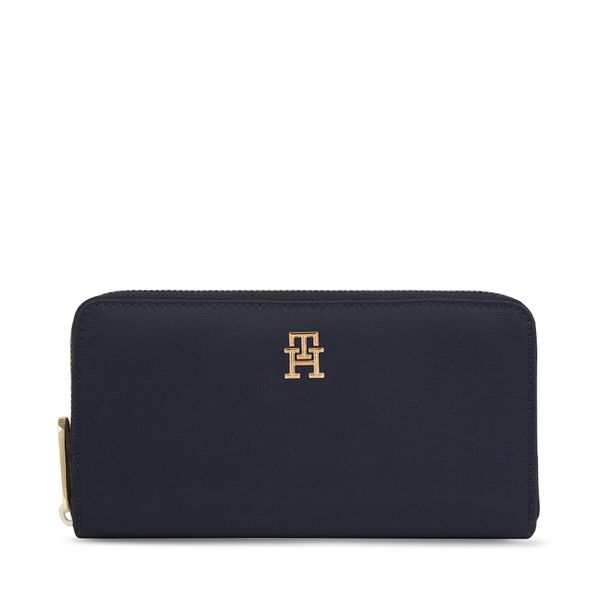 Tommy Hilfiger Veliki ženski novčanik Tommy Hilfiger Poppy Th Large Za AW0AW15642 Space Blue DW6