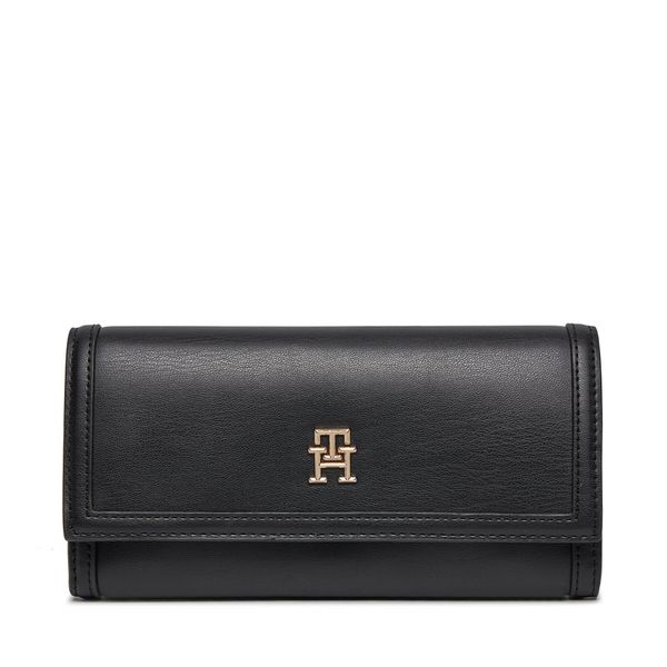 Tommy Hilfiger Veliki ženski novčanik Tommy Hilfiger Th Central Cc And Coin Black BDS