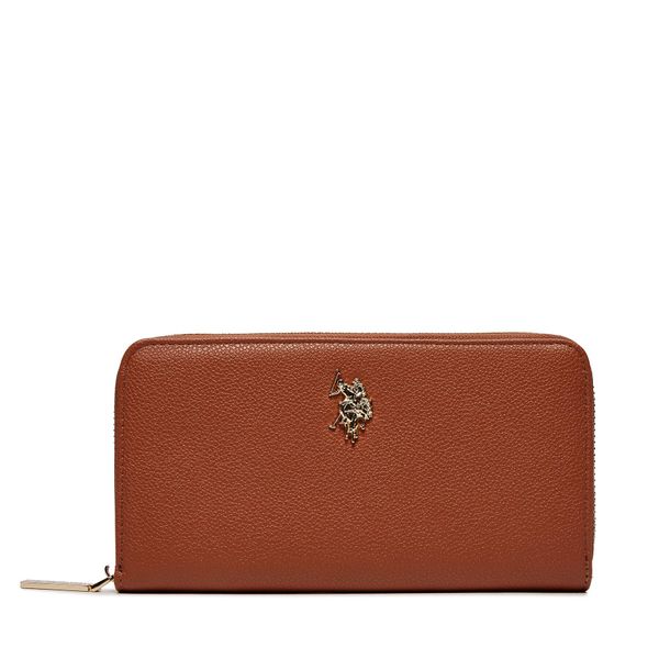U.S. Polo Assn. Veliki ženski novčanik U.S. Polo Assn. WIUJE6317WVP521 Tan