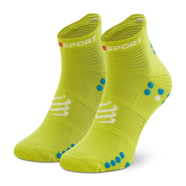 Compressport Visoke unisex čarape Compressport Pro Racing V4.0 Run Low XU00047B Zelena