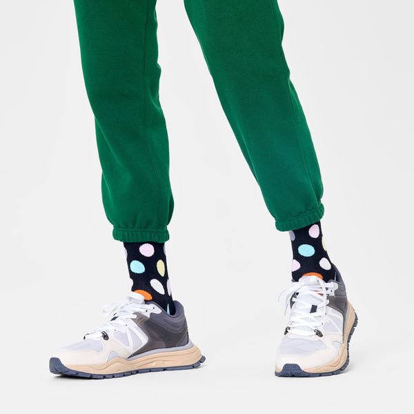 Happy Socks Visoke unisex čarape Happy Socks BDO01-9350 Crna