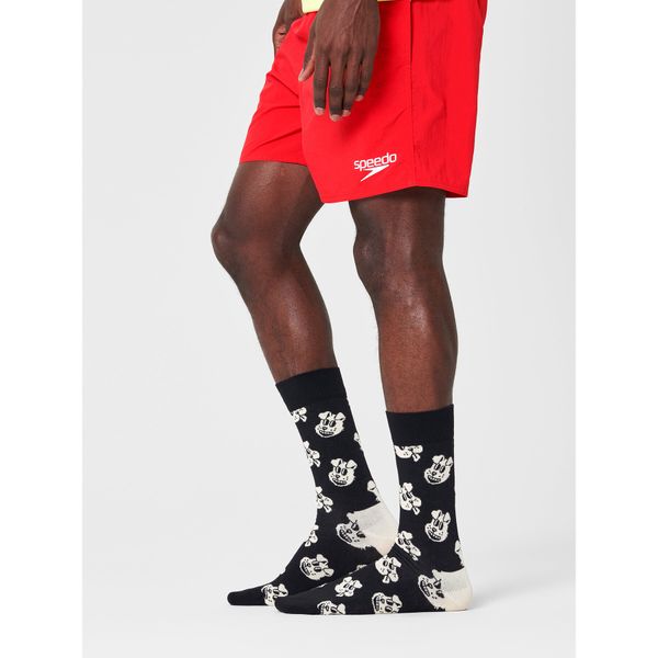 Happy Socks Visoke unisex čarape Happy Socks DOG01-9100 Crna