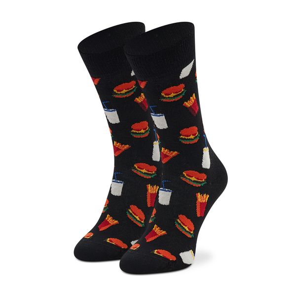 Happy Socks Visoke unisex čarape Happy Socks HAM01-9050 Crna