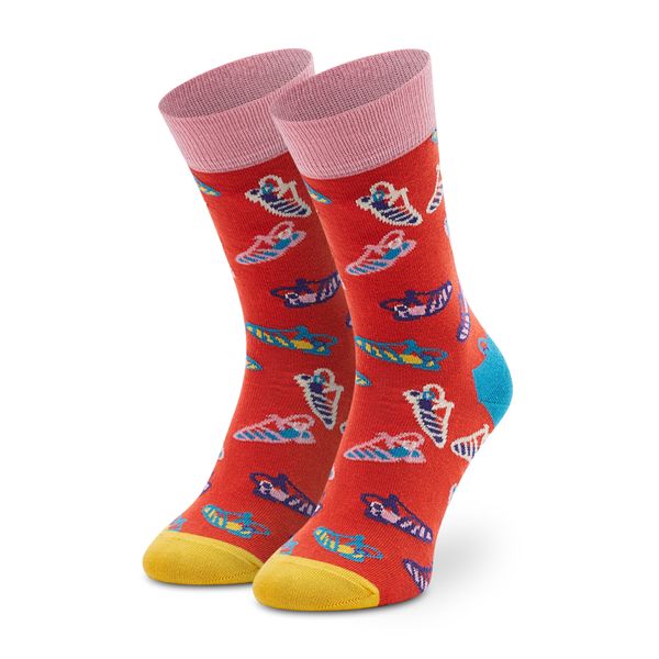 Happy Socks Visoke unisex čarape Happy Socks SAN01-4300 Crvena
